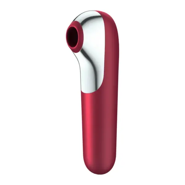Satisfyer - Vibrador y Succionador Dual Love con Aire Pulsado Rojo - Imagen 5