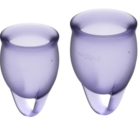 Satisfyer - Feel Confident Kit Copa Menstrual Lila 15 + 20 ml