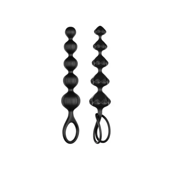 Satisfyer - Love Beads Negro para una Exploración Anal Suave y Segura - Imagen 2