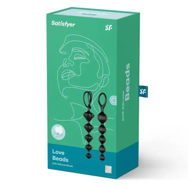 Satisfyer - Love Beads Negro para una Exploración Anal Suave y Segura - Imagen 5