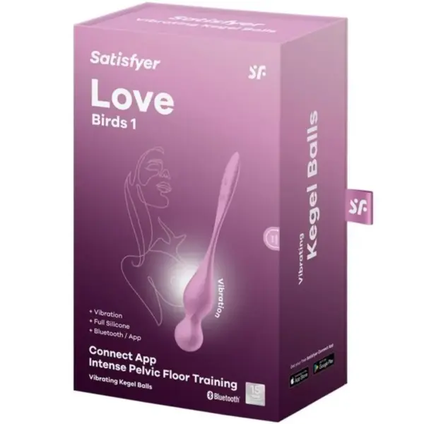 Satisfyer Love Birds - Bolas Kegel Vibradoras Rosa - Imagen 6