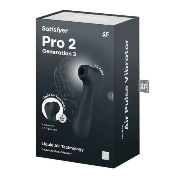 Satisfyer - Pro 2 Generación 3 Liquid Air Technology Negro - Imagen 6