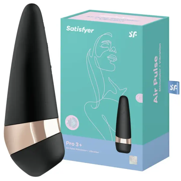 Satisfyer Pro 3 Vibration - Estimulador de clítoris sin contacto