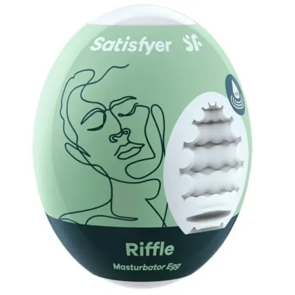 Satisfyer - Huevo Masturbador Riffle con Textura Innovadora