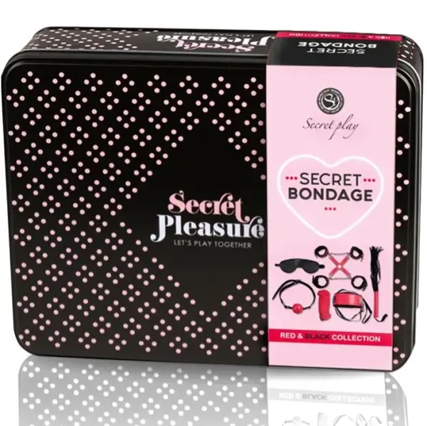 SECRETPLAY - Set BDSM 6 Piezas Red Collection: Explora Tu Lado Más Oscuro