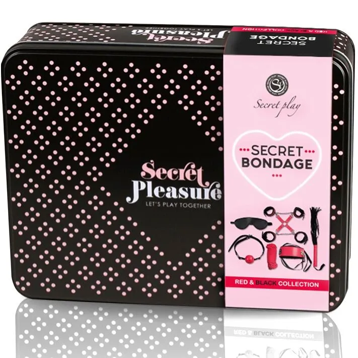 SECRETPLAY - Set BDSM 6 Piezas Red Collection: Explora Tu Lado Más Oscuro
