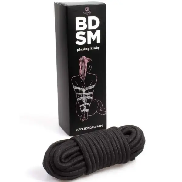 Secretplay - Cuerda Bondage Negra BDSM Collection - Imagen 2
