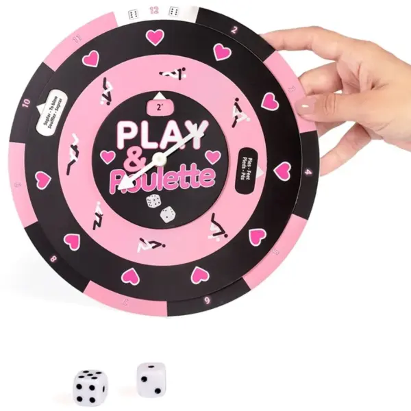 SECRETPLAY - Play & Roulette Juego de Dados y Ruleta para Parejas - Imagen 2