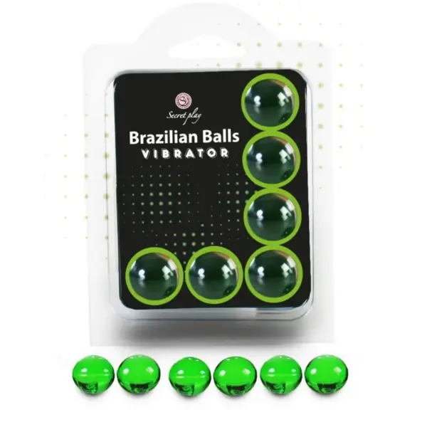 SECRETPLAY - Set 6 Brazilian Balls Vibrator para Placer Inigualable