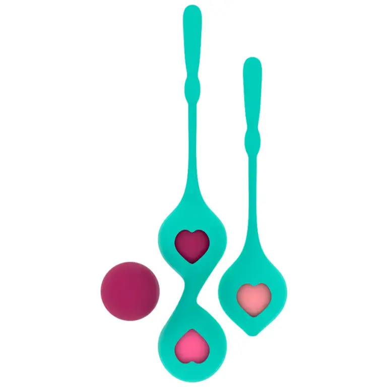 Deva - Set de Entrenamiento Pélvico Verde Aqua para Placer y Bienestar