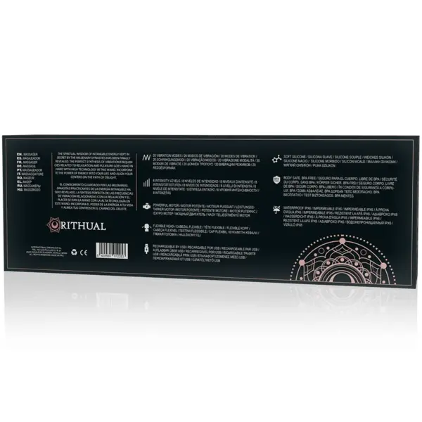Rithual - Varita Ritual Akasha Recargable Potente 2.0 Negro - Imagen 6