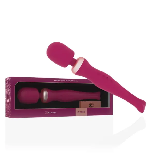 VARITA RITUAL AKASHA RECARGABLE POTENTE 2.0 ORQUIDEA - Masajeador Erótico Premium - Imagen 2