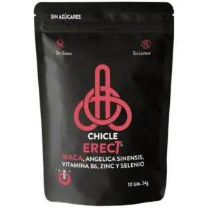 WUG SEX SENSE - Erect Chicle Potenciador Erección 10 Unidades
