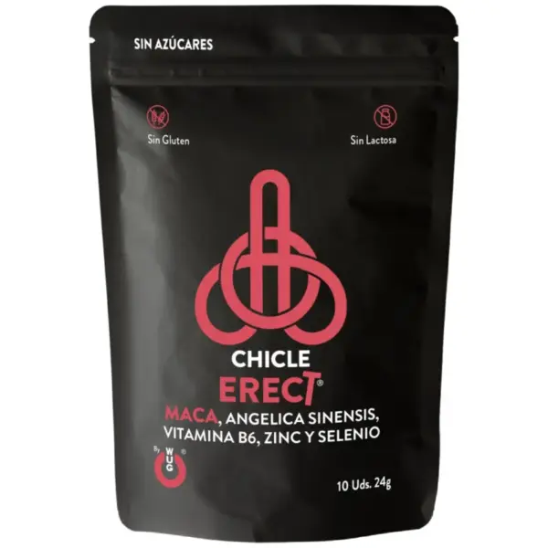 WUG SEX SENSE - Erect Chicle Potenciador Erección 10 Unidades