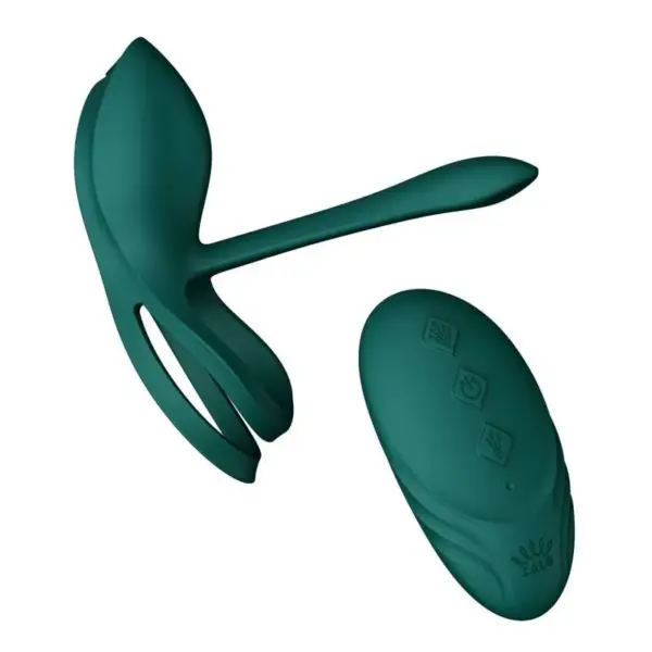 ZALO - Bayek Anillo Vibrador Control Remoto para Parejas Verde - Imagen 14