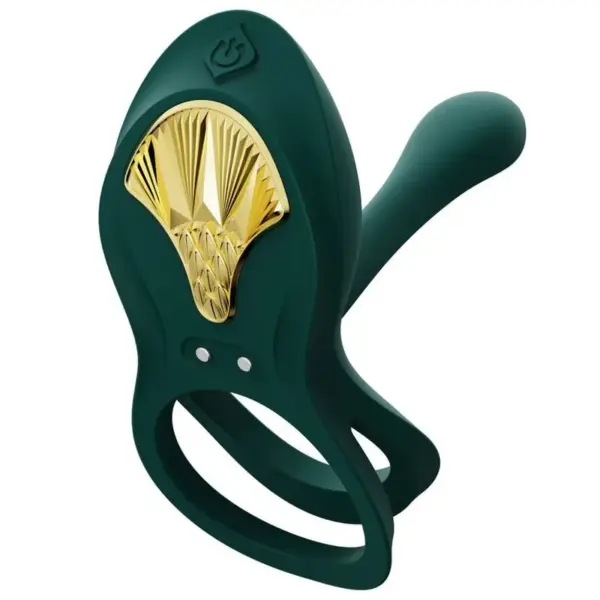 ZALO - Bayek Anillo Vibrador Control Remoto para Parejas Verde - Imagen 2