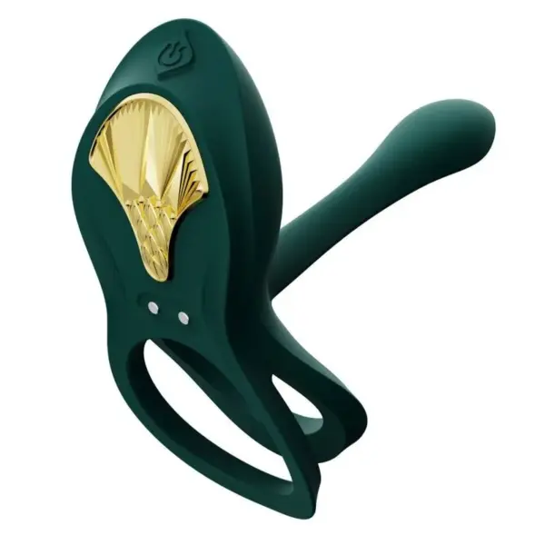 ZALO - Bayek Anillo Vibrador Control Remoto para Parejas Verde - Imagen 3