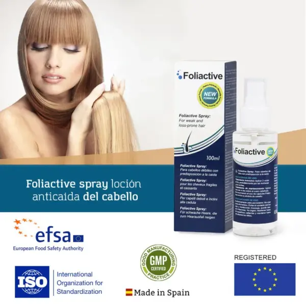 500 COSMETICS - Foliactive Spray para evitar caída cabello y su crecimiento - Imagen 2