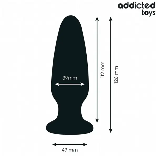 ADDICTED TOYS - Plug Anal con Joya Silicona Talla L 12,6 cm - Imagen 4