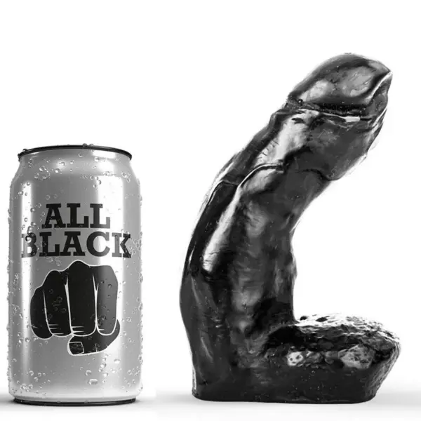 All Black - Dildo Realístico 15 cm para Placer Sin Límites