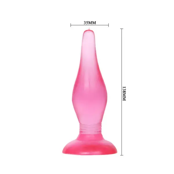 Baile - Plug Anal Tacto Suave Lila 14.2 cm - Imagen 3