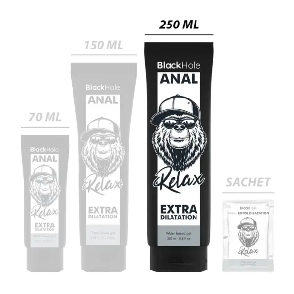 Black Hole - Gel Base Agua Dilatación Anal 250 ML - Imagen 2