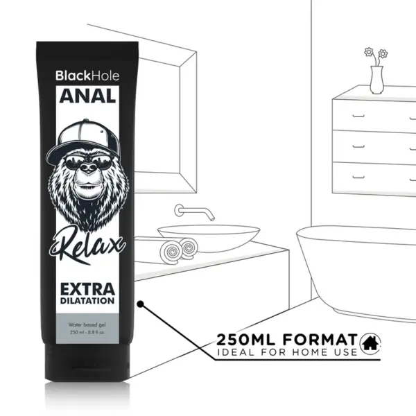 Black Hole - Gel Base Agua Dilatación Anal 250 ML - Imagen 5