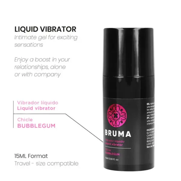 BRUMA - Vibrador líquido sabor chicle para momentos íntimos - Imagen 2