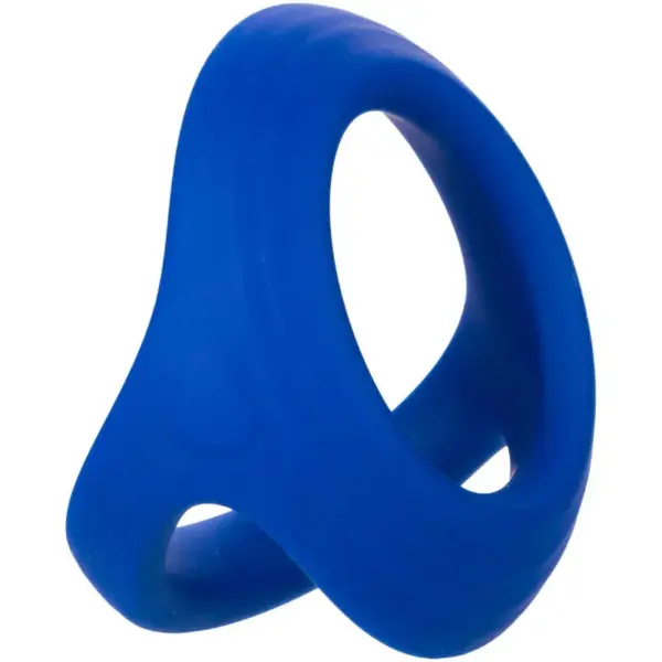 CalExotics - Admiral Cock Ball Doble Anillo Azul para Potenciar tu Placer
