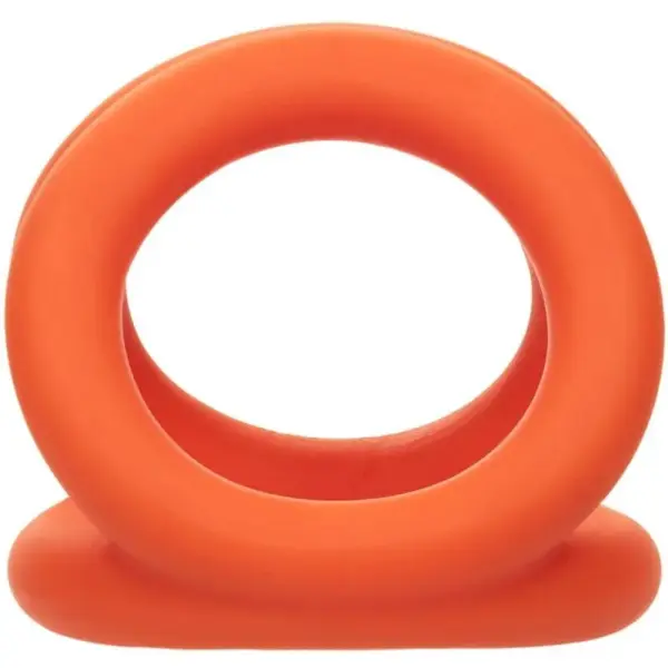 CalExotics - Alpha Triple Anillo Naranja para Placer Masculino - Imagen 6