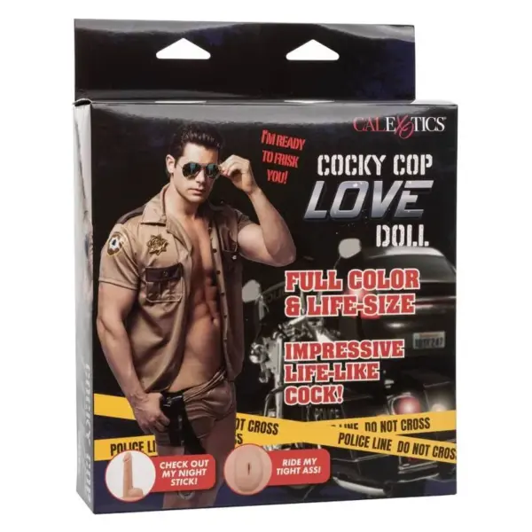 CALEXOTICS - Cocky Cop Love Doll Inflable para Placer Masculino