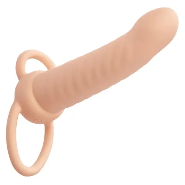 Calexotics - Maxx Doble Penetrador Acanelado 10 Vibraciones Natural - Imagen 2