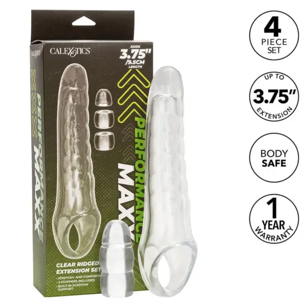 CALEXOTICS - Maxx Extensor de Pene Ajustable Transparente - Imagen 2