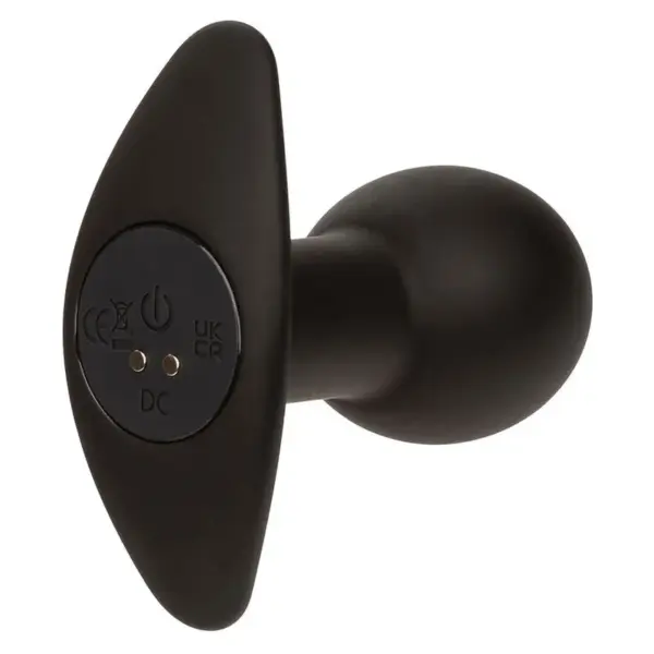 CALEXOTICS - Rock Bottom Plug Anal 10 Vibraciones Silicona Negro - Imagen 5