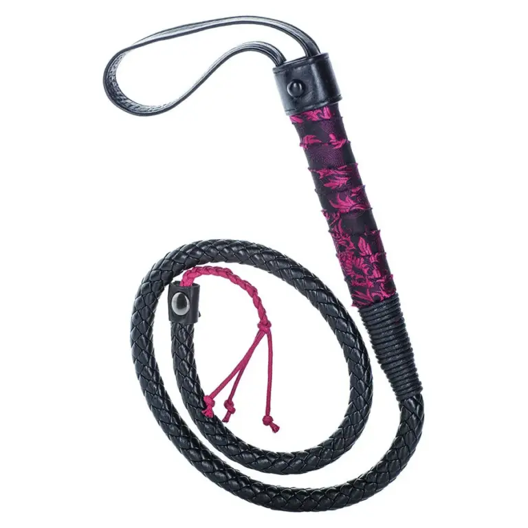 CalExotics - Scandal Látigo Cola de Toro Negro para Placer y Dominio