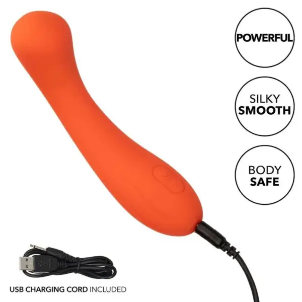 CALEXOTICS - Stella G-Wand Naranja: Potente Vibrador para el Punto G - Imagen 3