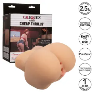 CALEXOTICS - The Farmer's Daughter Doble Masturbador Realístico Natural