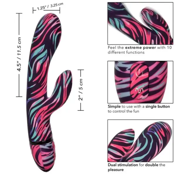 CALEXOTICS - Vibrador Menage à Moi Dual Wand para Placer Compartido - Imagen 8
