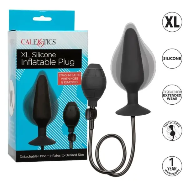 CalExotics - XL Plug Inflable de Silicona para Placer Anal - Imagen 2