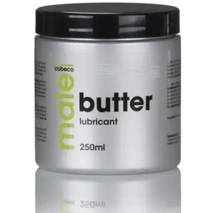 Cobeco - Male Manteca Lubricante Blanco 250 ml para Placer Masculino