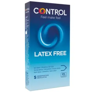 CONTROL - Free Sin Latex Preservativos 5 Unidades