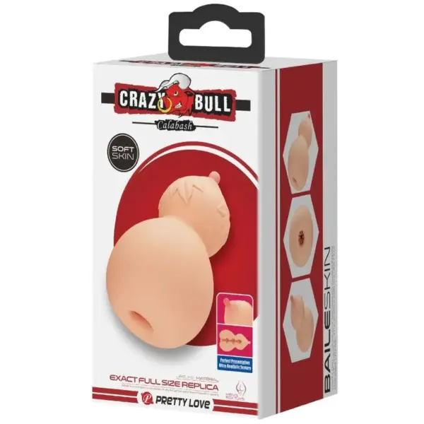 CRAZY BULL - Calabash masturbador en forma de pecho para placer extremo - Imagen 7
