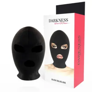 DARKNESS - BDSM Máscara Sumisión Boca y Ojos Negro