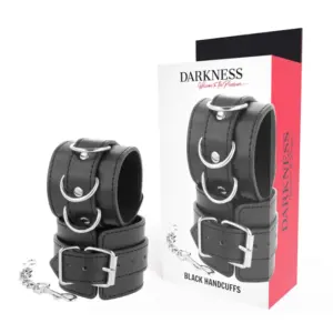 DARKNESS - Esposas manos negro para BDSM y Bondage