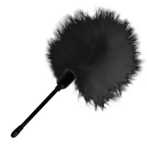 DARKNESS - Pluma Estimuladora Negro para Juegos Eróticos