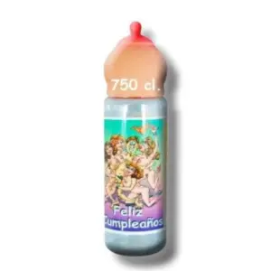 Diablo Picante - Botella Boob Cumpleaños Carne 750 ML