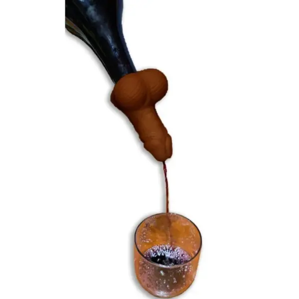 Diablo Picante - Decantador de vino en forma de pene mulato