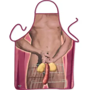 Diablo Picante - Delantal Butifarra Hombre para Fiestas Divertidas