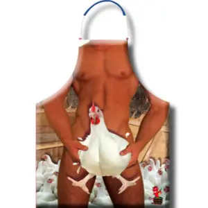 Diablo Picante - Delantal Gallina Erótico para Fiestas Divertidas