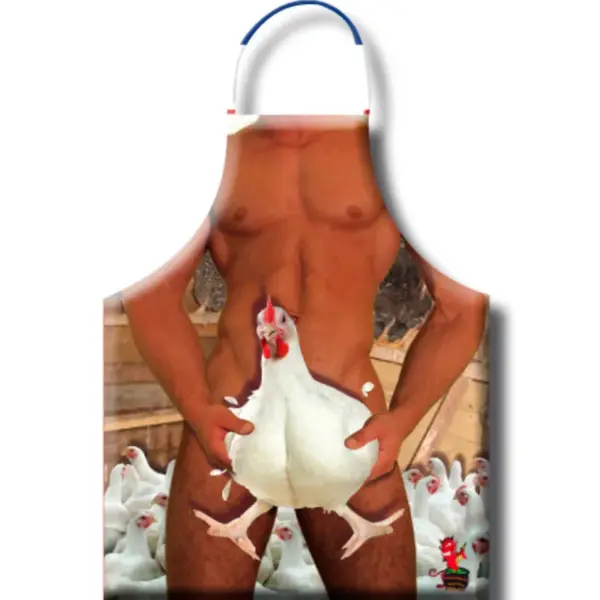 Diablo Picante - Delantal Gallina Erótico para Fiestas Divertidas
